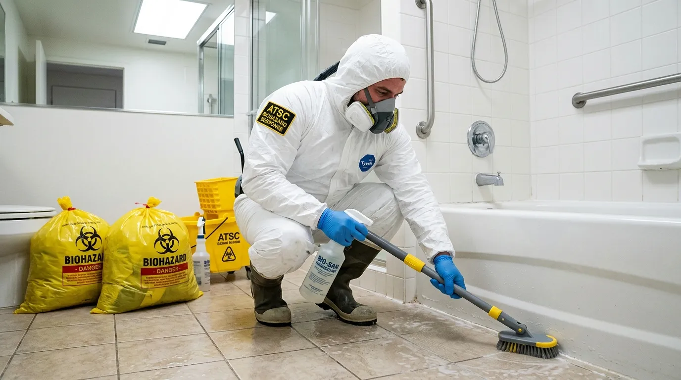 Decontamination equipment deployed for Blood Cleanup in Wissinoming